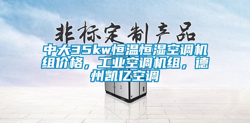 中大35kw恒溫恒濕空調機組價格，工業(yè)空調機組，德州凱億空調