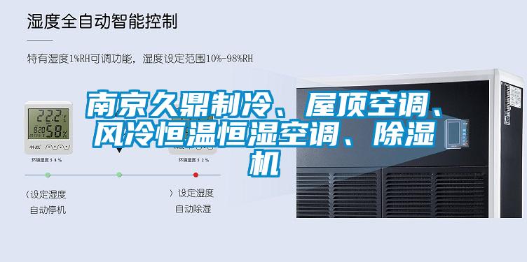 南京久鼎制冷、屋頂空調(diào)、風(fēng)冷恒溫恒濕空調(diào)、除濕機