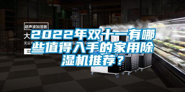 2022年雙十一有哪些值得入手的家用除濕機(jī)推薦？