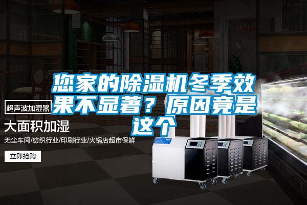 您家的除濕機冬季效果不顯著？原因竟是這個