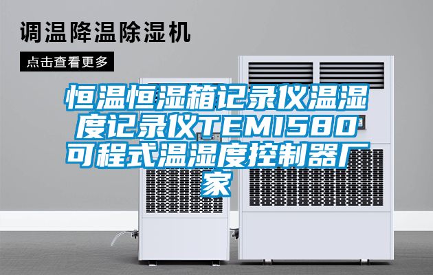 恒溫恒濕箱記錄儀溫濕度記錄儀TEMI580可程式溫濕度控制器廠家