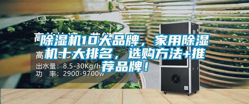 除濕機(jī)10大品牌，家用除濕機(jī)十大排名，選購(gòu)方法+推薦品牌！